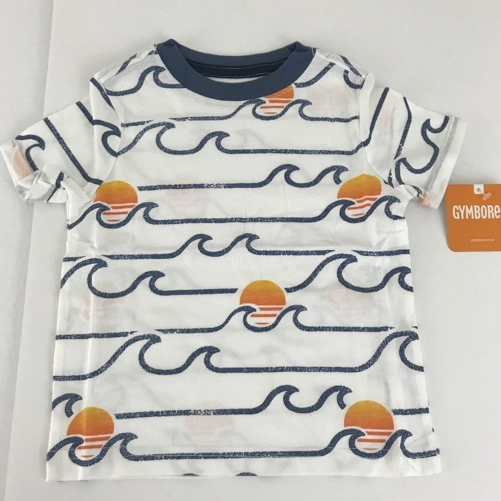 Gymboree Wave Tee Shirt NWT‎